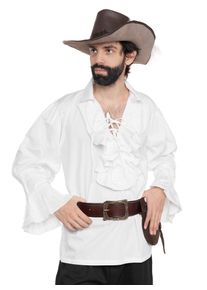 Renaissance Frill Shirt white