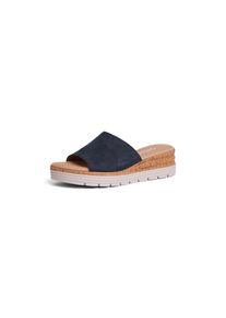 Gabor - Slippers, blauw, Maat 39, leer