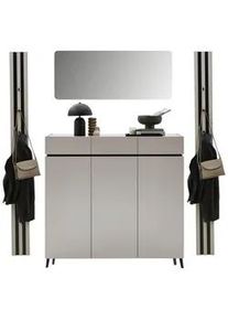 Voleo Garderobe , Kaschmir , Holzwerkstoff , 4-teilig , 185x199x40 cm , Garderobe, Garderoben-Sets & Garderoben-Serien