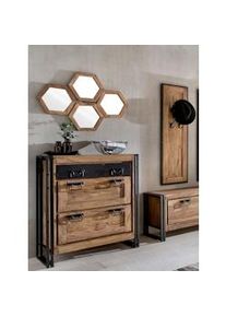 SIT-MÖBEL SIT Möbel Espejo de pared hexagonal | acacia natural |An 34 x Pr 4 x Al 35 cm |09289-01 |Serie PANAMA