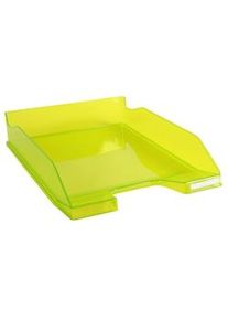 Exacompta Vaschetta portacorrispondenza Combo Midi 113235D, in PS, (PxlxAlt) 34,6 x 25,5x 6,5 cm, capacità 500 fogli, Verde anice. Conf. da 6 pz.