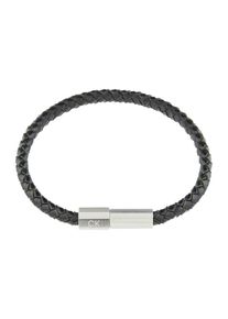 Calvin Klein Heren Armband 'Industrial Facets' zwart / zilver One Size