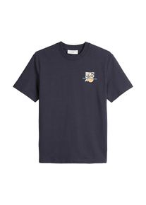 Marc O'Polo Marc O'Polo DENIM T-Shirt Herren nachtblau / pastellorange / weiß Größe M