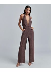 BWLDR Dames Jumpsuit 'Mel' framboos XS