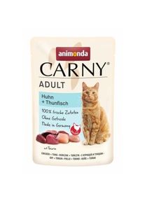 animonda Carny Nassfutter Katze Adult Huhn und Thunfisch 12x85 g