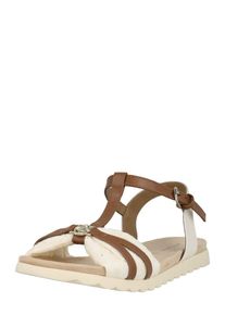 Tom Tailor Dames Sandalen met riem crème / bruin 42