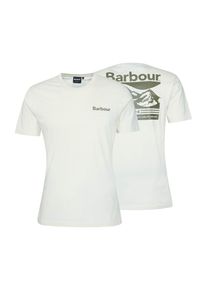 Barbour Heren Shirt beige / donkergroen S