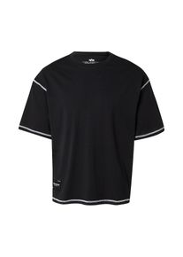 Alpha Industries Koszulka dla mężczyzn szary / fioletowy / czarny Rozmiar S