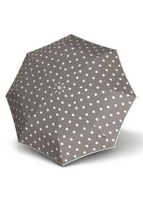 Knirps Heren Paraplu lichtgrijs / wit One Size