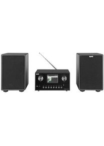 Imperial Dabman i310 Stereoanlage HiFi-Mikroanlage CD Internetradio DAB+ UKW Bluetooth NFC DLNA-fähig 2x20W schwarz