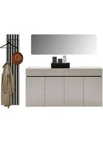 Voleo Garderobe , Kaschmir , Holzwerkstoff , 3-teilig , 225x199x40 cm , Garderobe, Garderoben-Sets & Garderoben-Serien