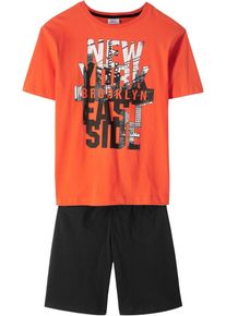 Shorty (2-tlg. Set) - rot - Größe 176/182 mit Baumwolle- bonprix