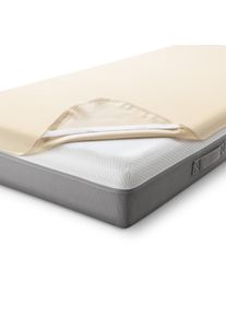 Sleezzz Basic Molton matracvédő 80 x 200 cm, matracvédő 100% pamutból, természetes színekben, fix feszítéssel.