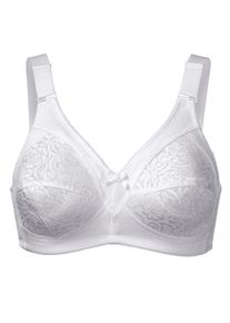 Naturana Dames Beha zonder beugel in wit ,maat 100B, Witt, 53% Polyamide, 31% Katoen, 16% Elastan