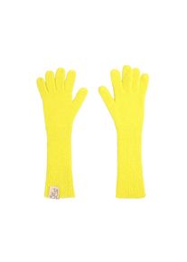 Scalpers Fingerhandschuhe Damen neongelb Größe one size