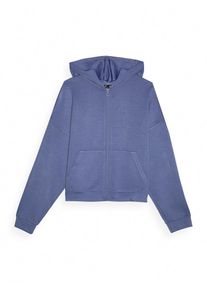 4F Sportsweatjacke Damen blau Größe L Unifarben