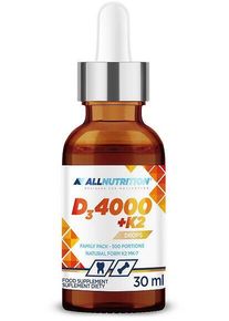 Allnutrition Vitamin D3 4000 + K2 Drops, 30 ml Flasche