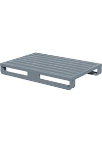 ratioform economy Palet de chapa de acero, con listones de deslizamiento anchos, L x A x H 1000 x 800 x 160 mm