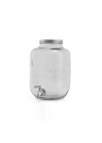 ECHTWERK Getränkespender , Transparent , Glas , 5 l , 27 cm , Zapfhahn, Schraubverschluss, für Kaltgetränke , Geschirr, Kannen & Karaffen, Wasserkaraffen & Krüge