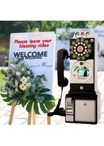 Voice video message book phone wedding guest video blessing sign-in book new fashion audio phone video Recorder guestbook