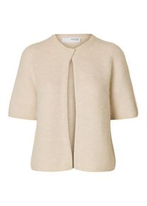 Selected Femme Dames Gebreid vest 'SIA' beige XS