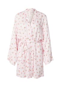 Hunkemöller Hunkemöller Szlafrok krótki dla kobiet zielony / różowy / pastelowy róż Rozmiar XS-S