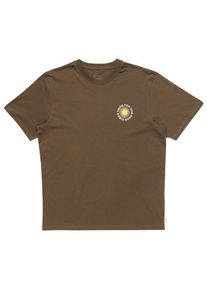 Mazine Chest Print T T-shirt Heren (M |bruin)