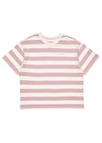 Mazine Womens Block Stripes T T-shirt Dames (M |roze/wit)