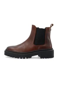 Ca'Shott CaShott Womens Caslea Chelsea Boot with Zip Hoge schoenen Dames (42 |zwart/bruin)
