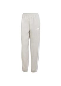 Adidas Womens Train Essentials 3 Stripes Woven Pants Trainingsbroek Dames (XL - Regular |grijs)