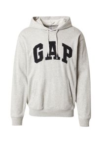 GAP Heren Sweatshirt 'HERITAGE' grijs gemêleerd / zwart XS