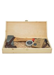 Adler Hatchet Gift Set (incl. Wooden Box) Yankee Hatchet / red/black