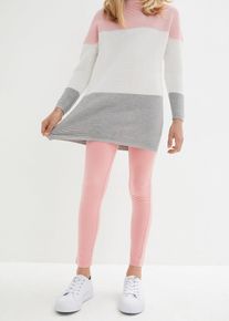 bonprix Leggings confeccionados con mezcla de algodón ecológico elástico (3 unidades), azul, 104/110