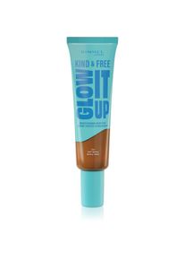 Rimmel Kind & Free Glow It Up lightweight tinted moisturiser shade 504 Deep Mocha 30 ml