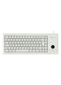 Cherry Toetsenbord met Geïntegreerde Trackball (500 dpi), Compact, Brits Engels, QWERTY, PS/2, Kabel - G84-4400LPBGB-0