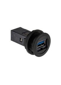 HARTING Recht, paneelmontage, contactdoos type A naar A 3.0 USB-aansluiting - 09454521904