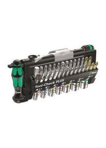 Wera Tool-Check PLUS Hexagon; Hex-Plus; Phillips; Pozidriv; Slotted Interchangeable Screwdriver Set, 39-Piece - 05056490050