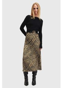 AllSaints rochie si pulover HERA culoarea negru, midi, drept, W322DA