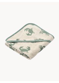 Liewood Ręcznik dla dzieci z bawełny organicznej Alba Beżowy, Zielony Bawełna, Bawełna organiczna S 70 x D 70 cm