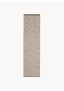 Dwustronny chodnik zewnętrzny Reddy Brązowy Włókno syntetyczne S 80 x D 300 cm | Westwing Collection
