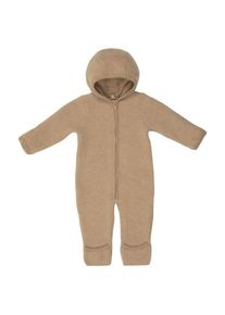 Huttelihut Baby's Pram Suit Wool Fleece Overall Kids (62, sand)