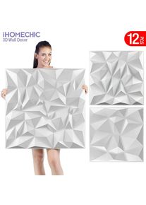 12pcs 50cm Decorative 3D Wall Panel Diamond Stone Brick 90s Living Room TV Background wallpaper 3D wall sticker bathroom kitchen