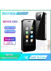 SOYES XS13 Mini 2.5" Android6.0 Smartphone 1GB RAM 8GB ROM Dual SIM 5MP Camera Google Play Store Small Smartphone Gifts