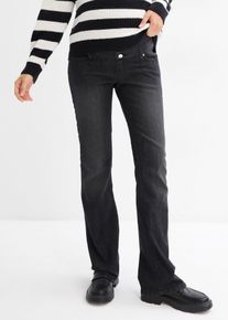 Jean de grossesse coupe évasée - noir - taille 46 avec coton - bonprix