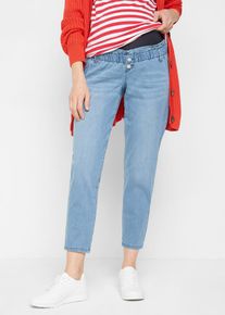 Jean paper bag 7/8 de grossesse - bleu - taille 48 avec coton - bonprix