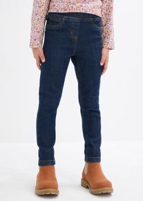 Jegging taille mi-haute élastiquée - bleu - taille 104 avec coton - bonprix