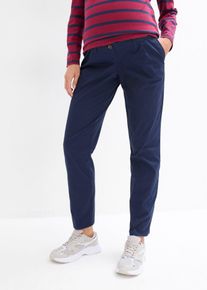 Pantalon de grossesse droit en coton - bleu - taille 52 avec coton - bonprix
