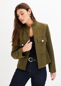 Veste courte - vert - taille 38 - bonprix
