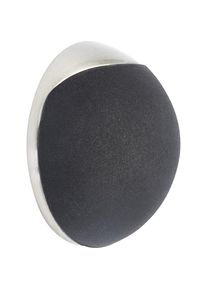 Wandtürstopper SOG WALL, Ø 38 mm, VE 2 Stk, 15 mm, silber/schwarz Wagner