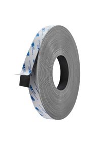 Bande magnétique adhésive, forte 25 mm | 1 mm | 30 m, noir